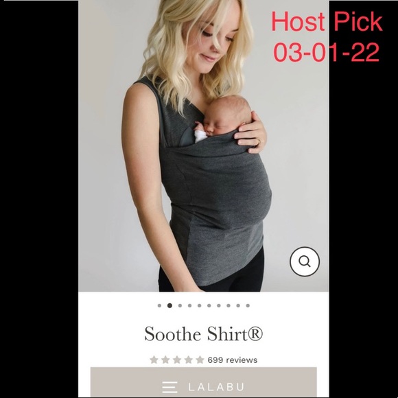 LALABU Tops - Traded* dylcas02 NWOT LALABU Gray Soothe Shirt